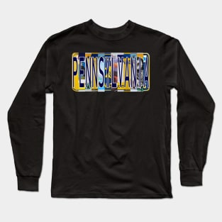 Pennsylvania License Plates Long Sleeve T-Shirt